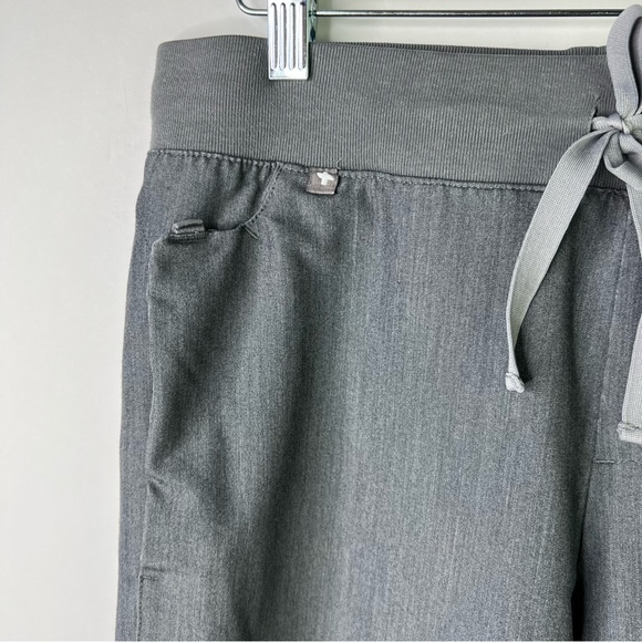 Figs Technical Collection Casteler Pants Medical Scrubs Bottom Light Grey SZ S - Picture 4 of 9